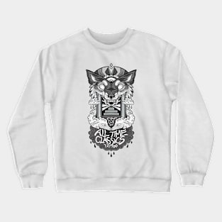 All Time Classics Tattoo- Wolf Portal black border Crewneck Sweatshirt